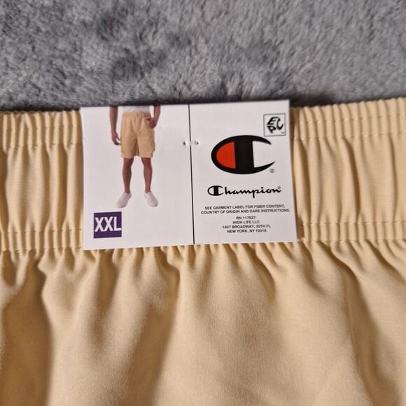 Champion Nylon CargoShorts Light Khaki Draw Stirring Size 2XL - Picture 4 of 7